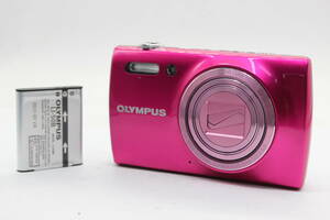 【返品保証】 オリンパス Olympus VH-510 ピンク 8x Wide バッテリー付き コンパクトデジタルカメラ s4988