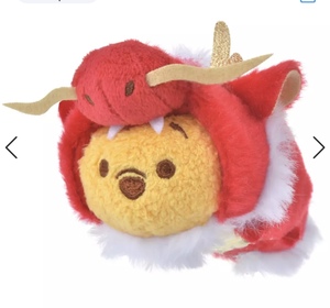 ディズニー　ツムツム（S）プー　干支　TSUM TSUM 正月　タツ/辰　くまのプーさん　たつ　ぬいぐるみ雑貨　ツムツム　ディズニーストア