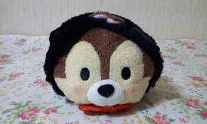 ディズニー　ツムツム　ポーチ　小物入れ　チップ　栗鼠　黒猫　TSUM TSUM ディズニーストア　チップとデール　チップ　ネコ　小物入れ