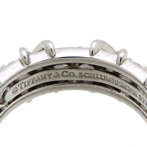 ［銀座店］TIFFANY&Co. ティファニー ジャン シュランバージェ 16ストーン ダイヤモンド ピンクサファイア リング・指輪 10.5号 DH78316の画像4