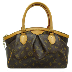 ［飯能本店］LOUIS VUITTON LV ルイ・ヴィトン ティヴォリPM M40143（廃番） ハンドバッグ モノグラム エベヌ（ブラウン系） DH78780