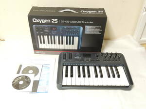 M-AUDIO Oxygen25 (3rd gen) MIDIキーボード 箱入り ジャンク 中古 4－5