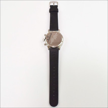 未使用 定価40,700円 TRIWA トリワ SLATE NEVIL スレート ネヴィル ネビル クロノグラフ 腕時計 42mm ブラック×シルバー NEST118-SC010112_画像3