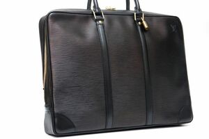 【極美品】Louis Vuitton ルイヴィトン エピ ポルトドキュマン・ヴォワヤージュ ビジネスバッグ レザー M59092 定価約22万