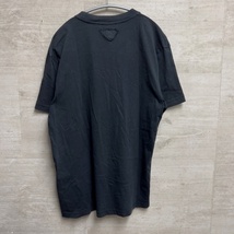PRADA プラダ 16SS Tシャツ sizeXL ブラック 【中目黒B12】_画像2