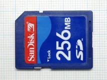 ★SanDisk ＳＤメモリーカード 256MB 中古★送料６３円～_画像1