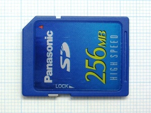 ★Panasonic ＳＤメモリーカード 256MB 中古★送料６３円～