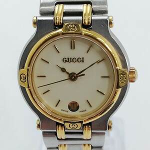 KA★1円～ 中古品 GUCCI グッチ レディース 時計 9000L クォーツ 稼動品