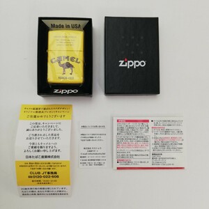 KA★ 未使用品 JT CAMEL オリジナル Zippo ジッポ ライター CLUB JT 当選品 非売品