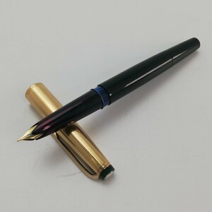 KA★1円～ 中古品 MONTBLANC モンブラン 万年筆 マイスターシュテュック No.72 グリーン×ゴールド 筆記未確認