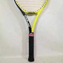 Wilson ウィルソン 硬式用 テニス ラケット PRO TEAM FX BLX 2点セット ソフトケース付き スポーツ 用品 中古 _画像4