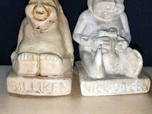 人形 2点 守り神 BILLIKEN NICK-O-TEEN 縁起物 置物 オブジェ 仏像 アンティーク 貯金箱 大阪 玩具 石膏 郷土人形 ビリケン 戦前 _画像7