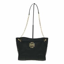 TORY BURCH トリーバーチ 【lay3401M】 チェーントートバッグ 鞄 カバン ブランド BLK 黒 ブラック レディース MR_画像1