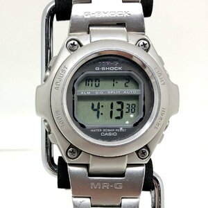 中古 G-SHOCK ジーショック CASIO カシオ 腕時計 MRG-100 MR-G デジタル クォーツ ステンレススチール SS シルバー 【ITSK9U6J0P30】