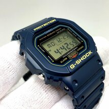 極美品 G-SHOCK ジーショック CASIO カシオ 腕時計 DW-5600RB-2JF 初期カラー復刻 リバイバル デジタル クォーツ ブルー 【IT0SSDPGESGY】_画像4