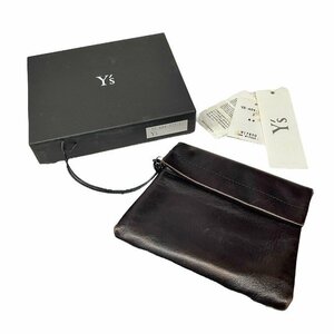 Y's 【lay3463I】 ホースレザーフォールディングウォレット 二つ折り財布 小物 Yohji Yamamoto Femme ヨウジヤマモトファム ワイズ AR