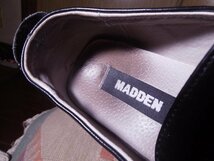 ★■MADDENマデン■ドライビングシューズ黒US8.5M■26.5cmスリッポンローファー_画像7