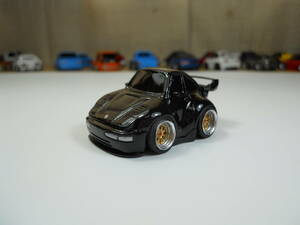 カスタムミニカー　ポルシェ　964ターボ　フラットノーズ　BBS　ブラック　20