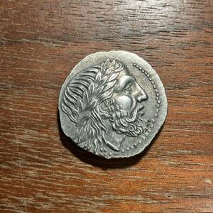 2927,,,古代ギリシャ銀貨　約24mm　海外コイン　アンティークコレクション