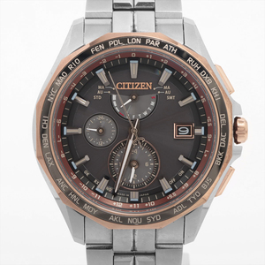 美品 限定 CITIZEN ATTESA シチズン アテッサ BRAVE BLOSSOMS Limited Models ラグビー日本代表 AT9095-68E H820 エコ・ドライブ電波時