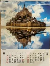 2024年　令和6年　壁掛けカレンダー　大判　フィルムカレンダー　ワイドヨーロッパ　企業名入り　75×50 風景写真_画像8