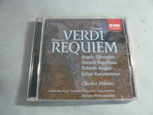 CD2枚組《ヴェルディ／レクィエム ゲオルギュー（アンジェラ）、アラーニャ（ロベルト）＆アバド（クラウディオ） 》中古