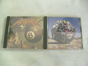 CD２枚セット☆ANTHRAX:VOLUME 8-THE THREAT IS REAL!/STOMP 442☆中古