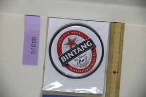 BINTANG ビンタンビール マグネット バリ 検索 観光 お土産 Beer ブランド ロゴ マーク グッズ