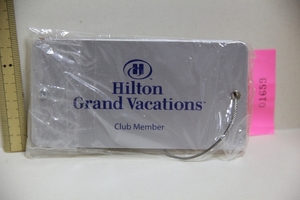 Hilton Grand Vacations クラブメンバー ネームタグ ヒルトン グランドバケーションズ 検索 名札 金属製 観光 旅行 グッズ
