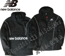 ■新品【new balance】ニューバランス GOLFに最適 背面BIGロゴ NB Athleticsウーブンジャケット■BK/L_画像7