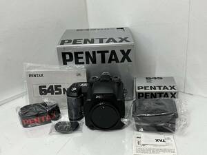 PENTAX ペンタックス　645NII フィルムカメラ　ボディ　フィルムバック120・元箱付　現状品