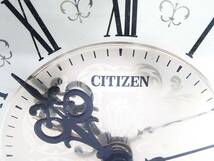 ◆(TH) 動作確認済み 昭和レトロ CITIZEN 8 ALARM 2 JEWELS 置時計 ゼンマイ式 アラーム シチズン 卓上時計 インテリア雑貨_画像3