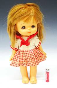 ◆(TD) 昭和レトロ 人形 おちゅうしゃ めめちゃん TAKARA タカラ JAPAN 1982年 日本製 抱き人形 愛育ドール びょういん おもちゃ ソフビ