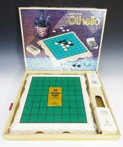 ◆(TD) 昭和レトロ オセロ ツクダ デラックス TSUKUDA DELUXE Othello クラシカル模様 1975 リバーシ 古道具 卓上 ボードゲーム おもちゃ