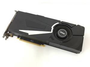 〇【良品】MSI GeForce GTX1080 AERO 8G グラフィックボード 動作品