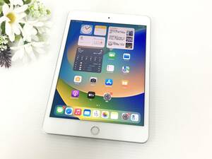 〇au iPad mini 第5世代 Wi-Fi+Cellularモデル 64GB A2124(MUX62J/A) シルバー 〇判定 動作品