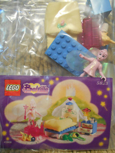 LEGO Belville 5823 Good Fairy's Bedroom 廃盤 箱なし 羽部分のみ組み立て済