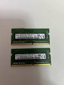 【4GB 2枚セット 合計8GB】SK hynix PC4-2666V-SCO-11