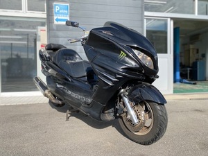 大阪1204OT1♪YAMAHA ヤマハ Majesty250/マジェスティ250 SG03J 250cc エンジン実動 書類あり WirusWinマフラー 売切り!