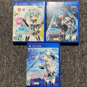 PSvita 初音ミクProject DIVA 3本セット