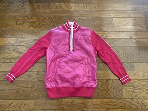 VIVA HEART viva Heart Golf unusual material switch half Zip outer 42