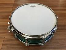 送料無料！ネギ メイプル negi maple 14×5 スネアドラム 内巻きフープ パールスナッピー pearl tama _画像4