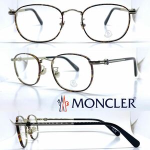 新品 送料無料 MONCLER モンクレール メガネフレーム ML5203-H 042 ブラウンデミ リムカラー/ゴールド めがね 眼鏡 メガネ
