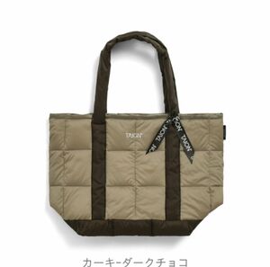 TAION (タイオン) ベーシック バイカラー ダウントートバッグM ユニセックス (TAION-TOTE03-M)