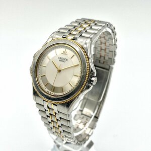 SEIKO セイコー クレドール 腕時計 メンズ 9581-6040 18KT ゴールドベゼル ステンレス SS クォーツ QZ