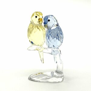 SWAROVSKI スワロフスキー セキセイインコ クリスタル 5004725 置物 鳥