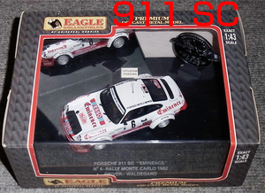 EAGLE 1/43 ポルシェ 911 SC EMINENCE 6号 WALDEGARD モンテカルロラリー 1982 PORSCHE 901 ナロー