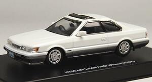 ■即決 DISM 1/43【日産 F31レパード Ultima 後期型（1988）ノーマルホイール (ホワイトツートン) KID BOX限定 0078105