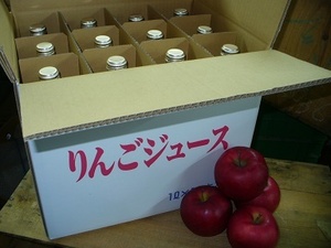 2023年産　青森りんご　サンつがる　100％使用　りんごジュース　1L12本入り　全国送料込み