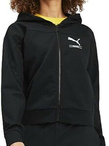 (W4) regular price 7,700 jpy new goods Puma training jacket 580857 black lady's XL